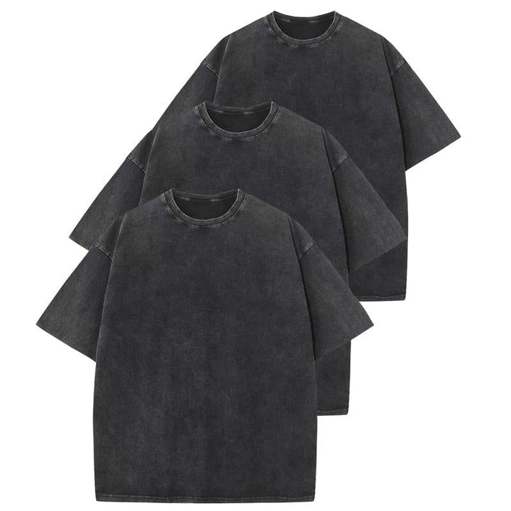 LUNA™ | Casual Crew Neck Loose Fit T-Shirt (3-Pack)