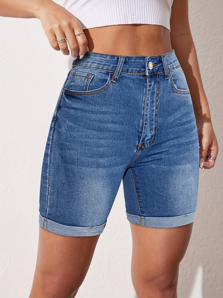 RAPHAELLE | Stretch-Fit Bermuda Jean Short