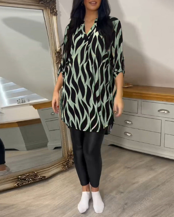 Lydia | Printed Loose-Fit Top