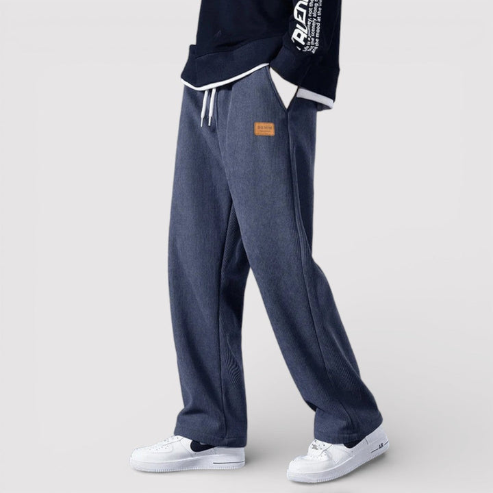 AZAEL 快適なコーデュロイのスウェットパンツ