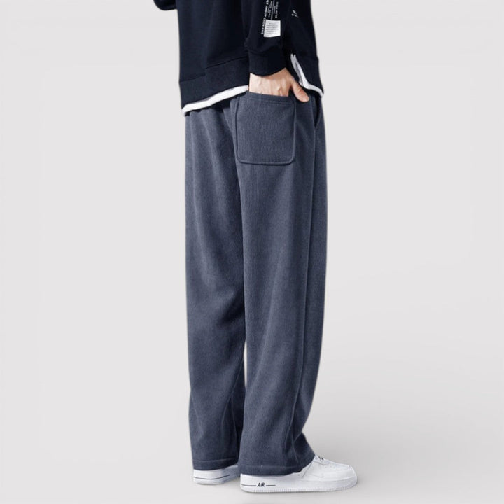 AZAEL 快適なコーデュロイのスウェットパンツ