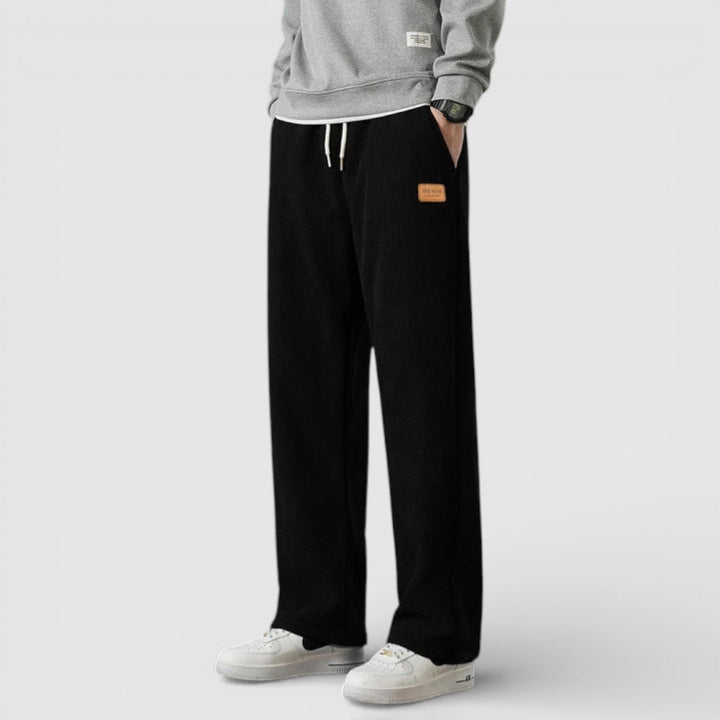 AZAEL 快適なコーデュロイのスウェットパンツ