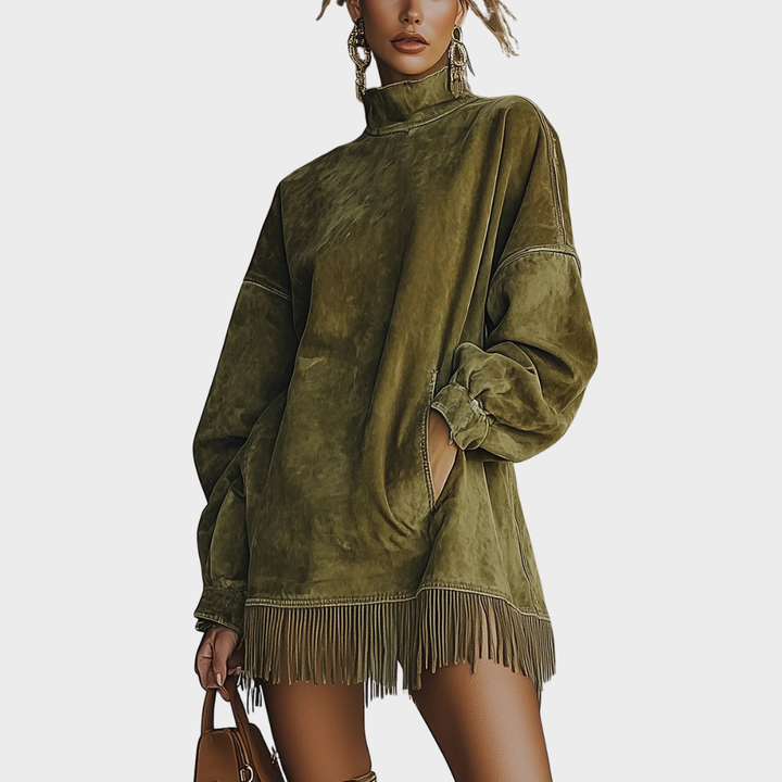 Marisa | Fringe Dress