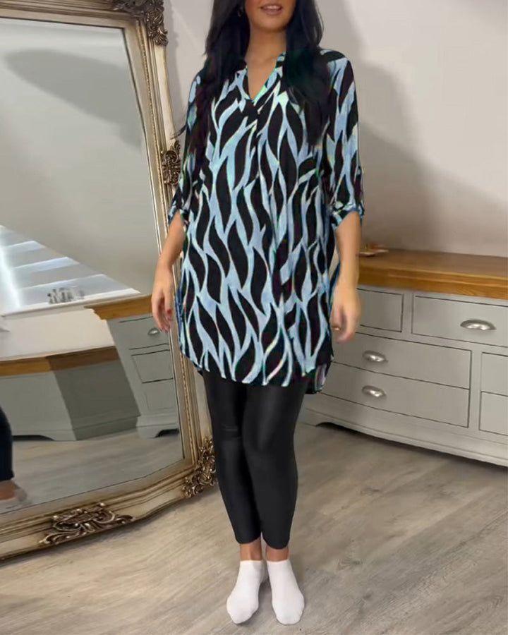 Lydia | Printed Loose-Fit Top