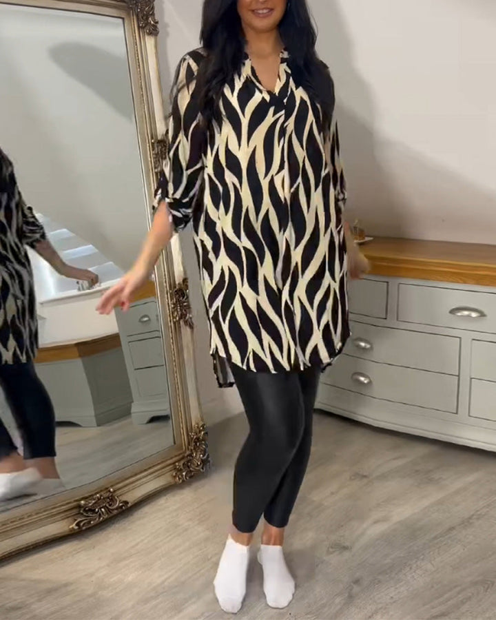 Lydia | Printed Loose-Fit Top