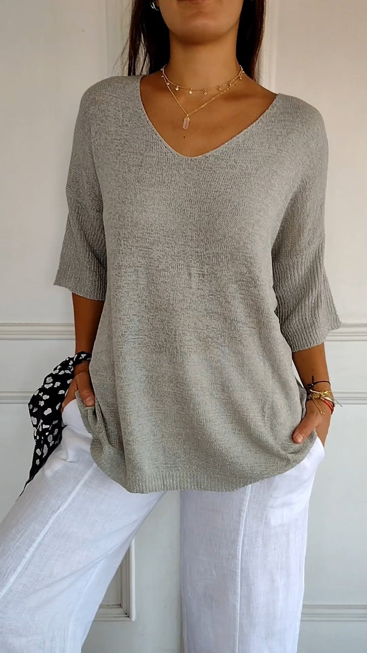 Athena | Casual V-Neck Top