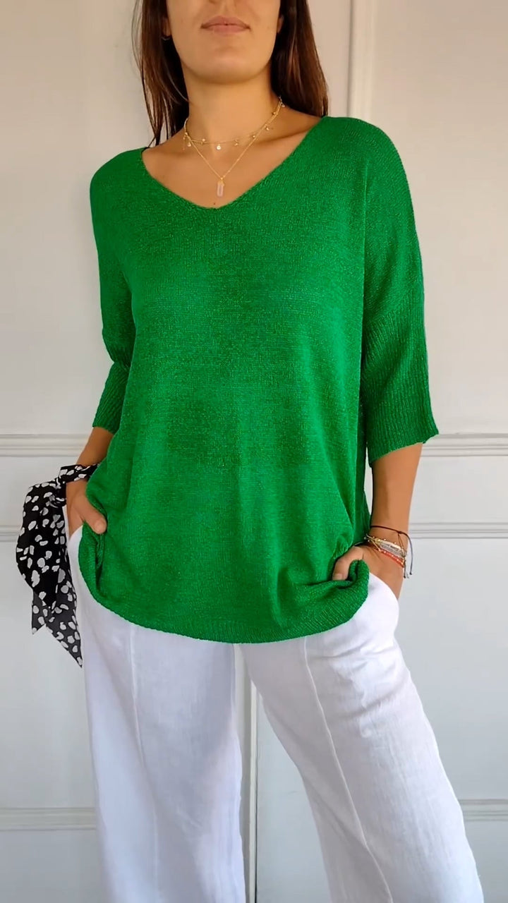 Athena | Casual V-Neck Top