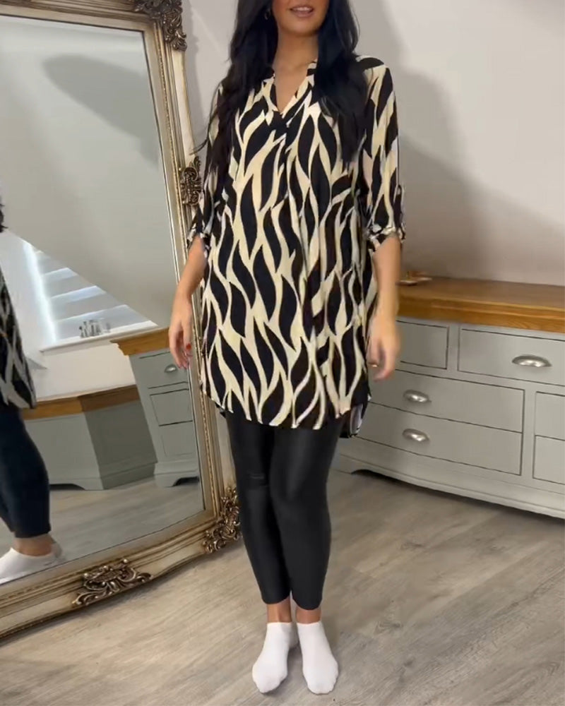 Lydia | Printed Loose-Fit Top