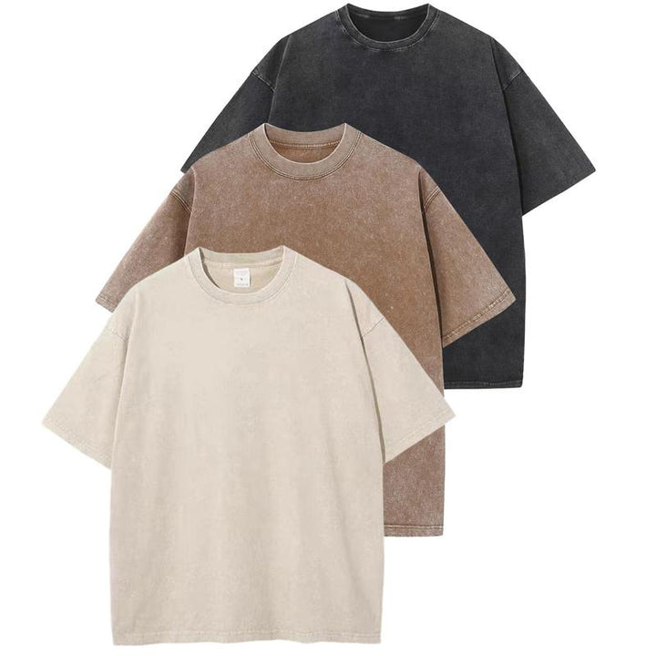LUNA™ | Casual Crew Neck Loose Fit T-Shirt (3-Pack)