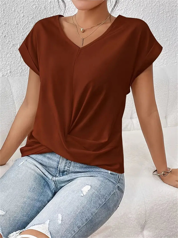 Luna | The Stylish V-Neck Top