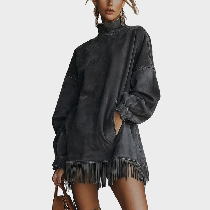 Marisa | Fringe Dress