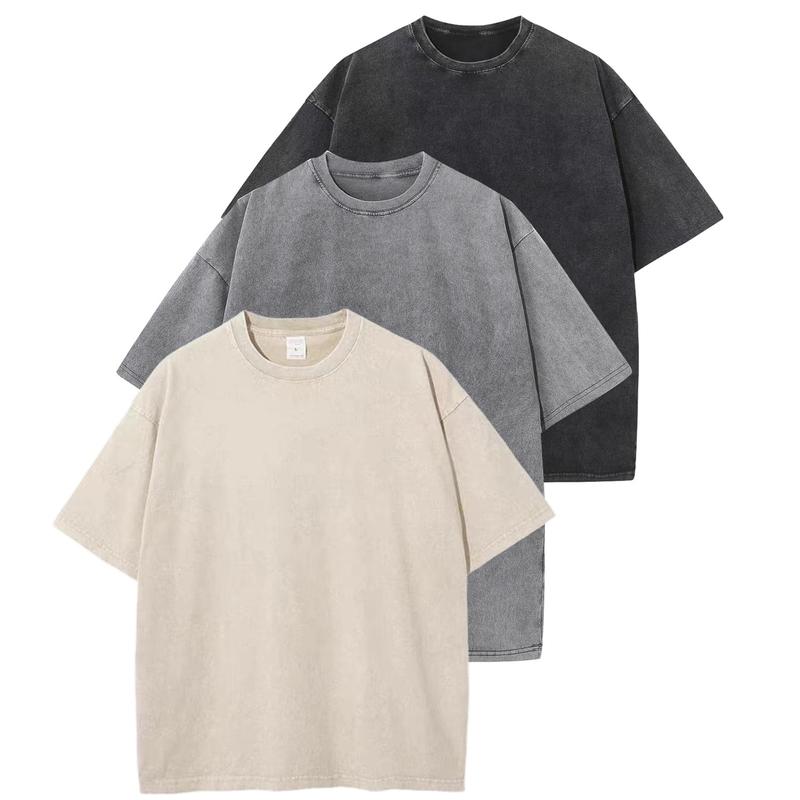 LUNA™ | Casual Crew Neck Loose Fit T-Shirt (3-Pack)