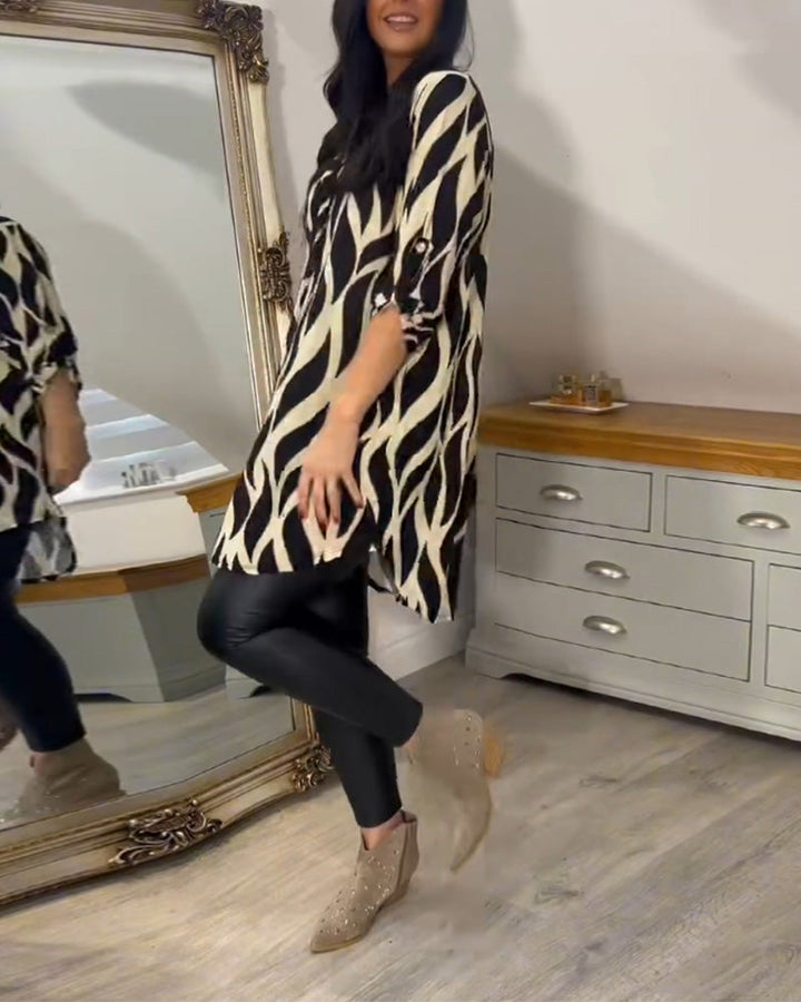 Lydia | Printed Loose-Fit Top