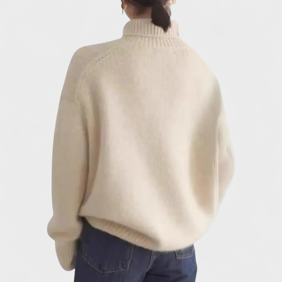 Athena | High Collar Cashmere Jumper