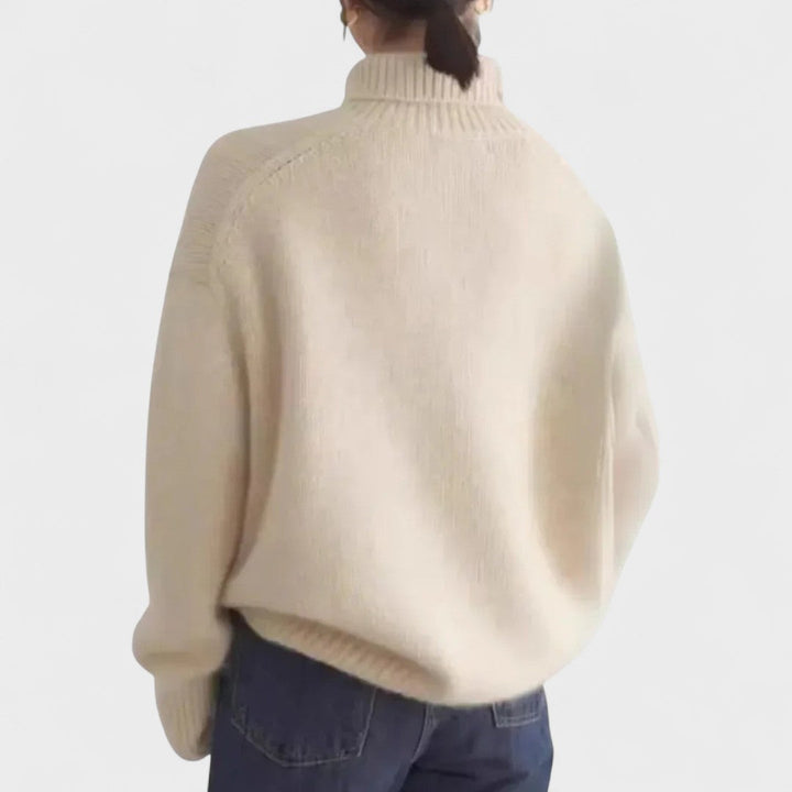Athena | High Collar Cashmere Jumper