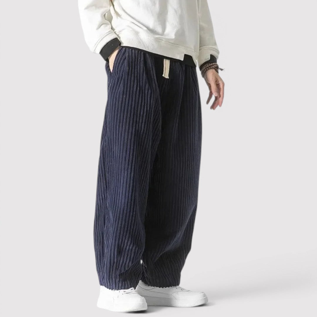 ZEP コーデュロイのワイドパンツ