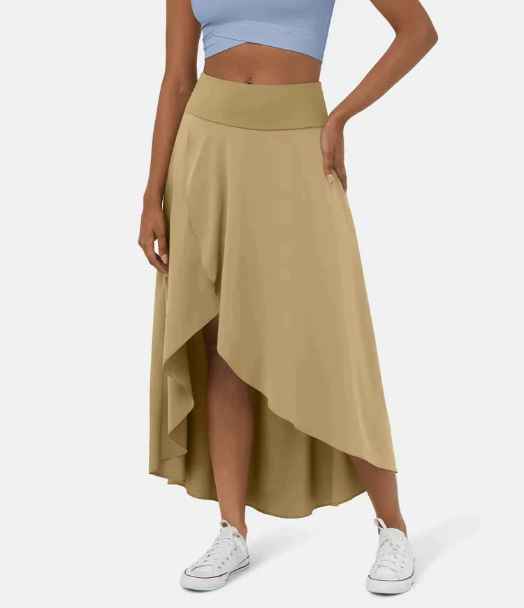 AMELIE | Elegant Asymmetric Midi Skirt