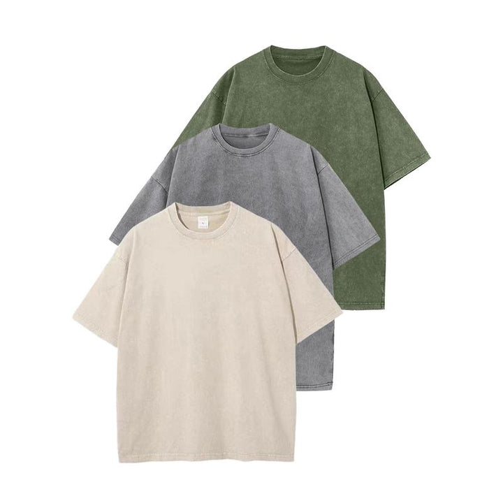 LUNA™ | Casual Crew Neck Loose Fit T-Shirt (3-Pack)