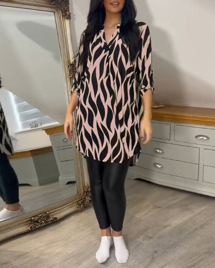 Lydia | Printed Loose-Fit Top