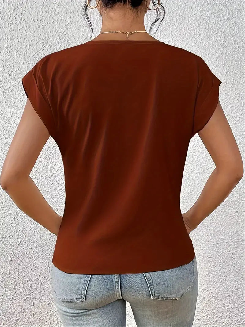 Luna | The Stylish V-Neck Top