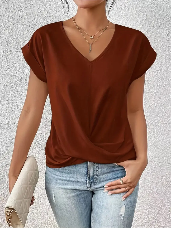 Luna | The Stylish V-Neck Top