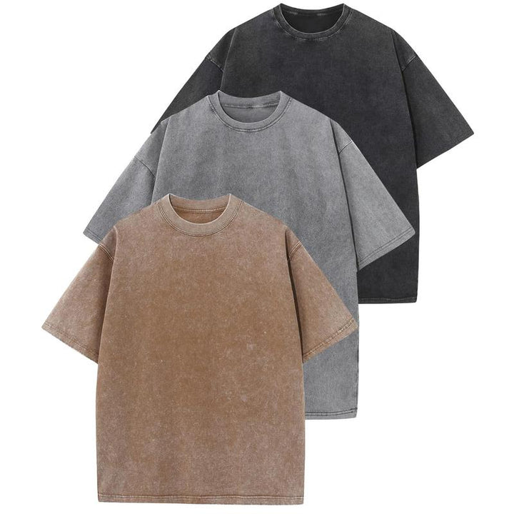 LUNA™ | Casual Crew Neck Loose Fit T-Shirt (3-Pack)