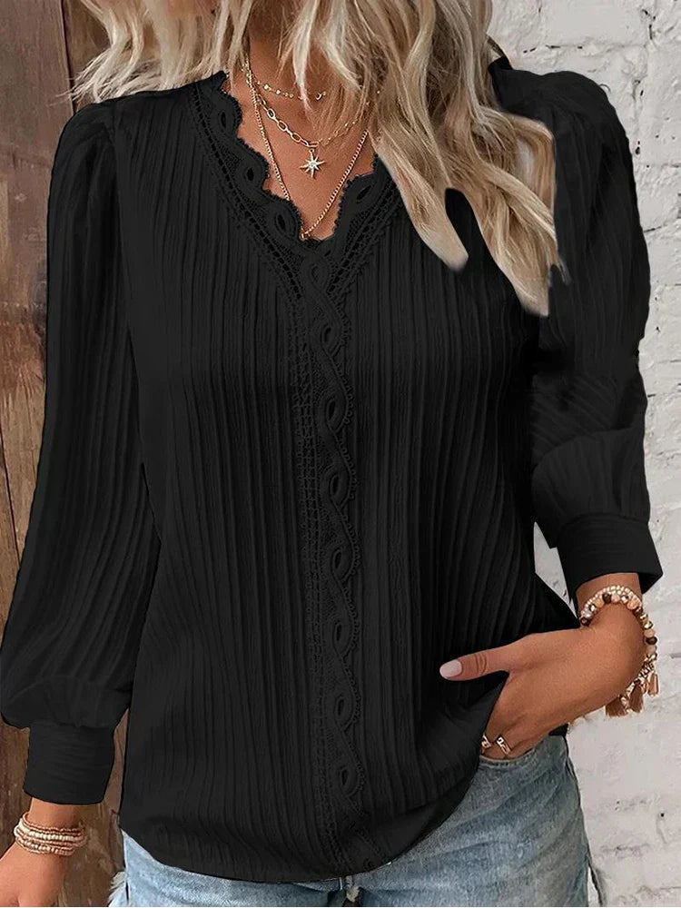 Livia | Classic Pleated Top