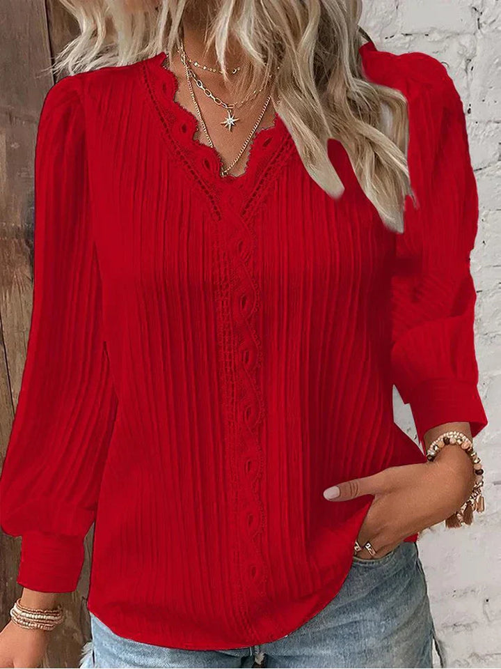 Livia | Classic Pleated Top