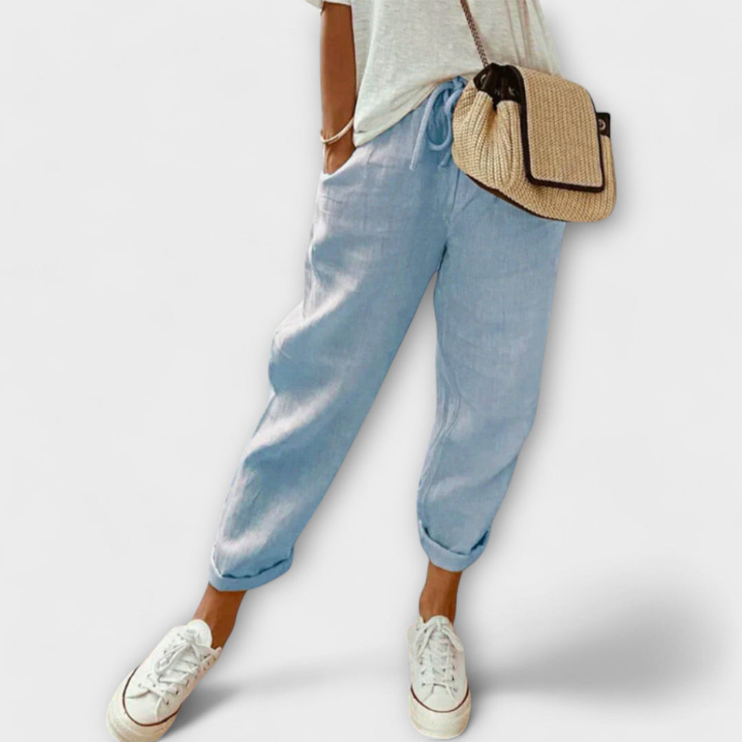Bibi – Stylish and Casual Linen Trousers