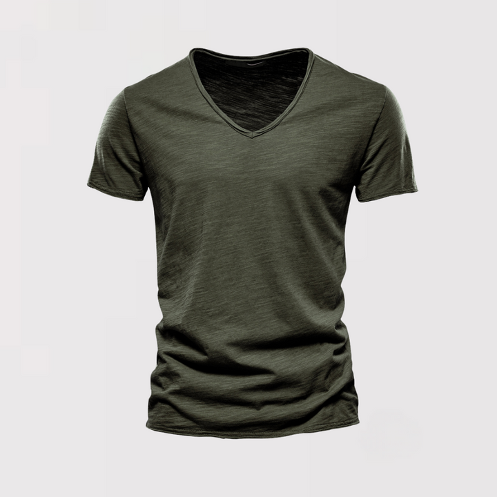 KAYLUM 通気性の良いコットンTシャツ