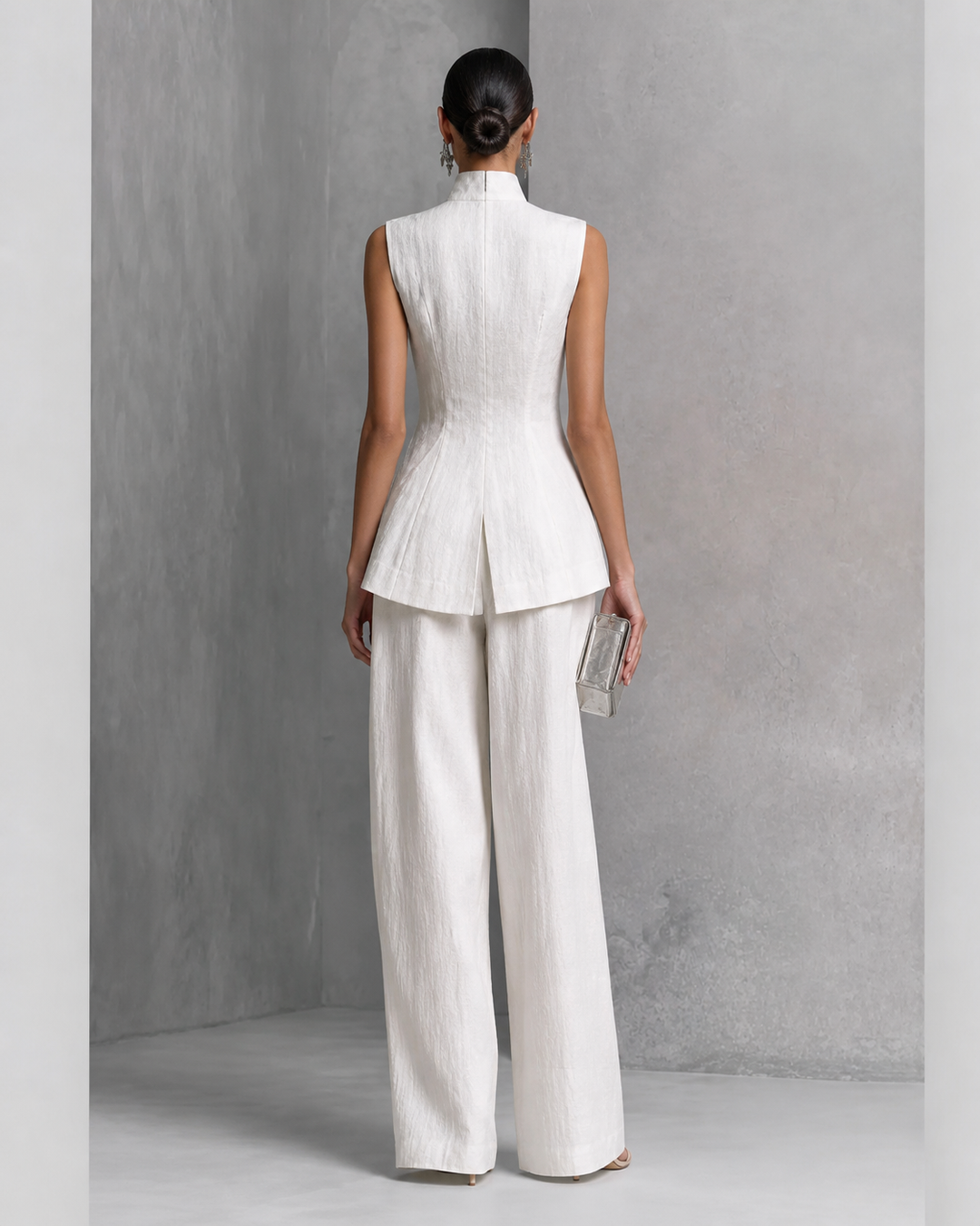 Pauline | Sleeveless Top and Trousers Set