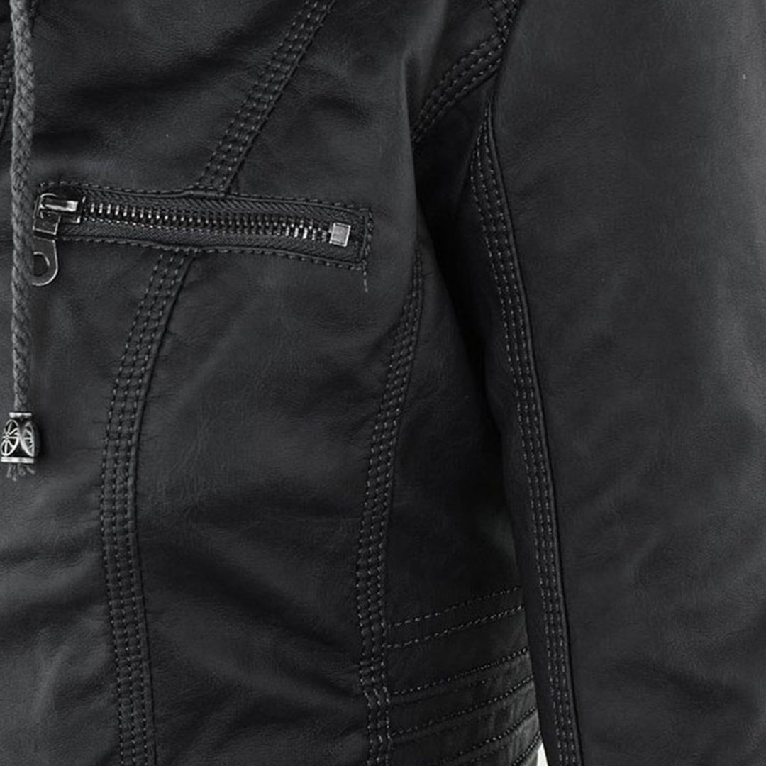 Leni | Leather Biker Jacket