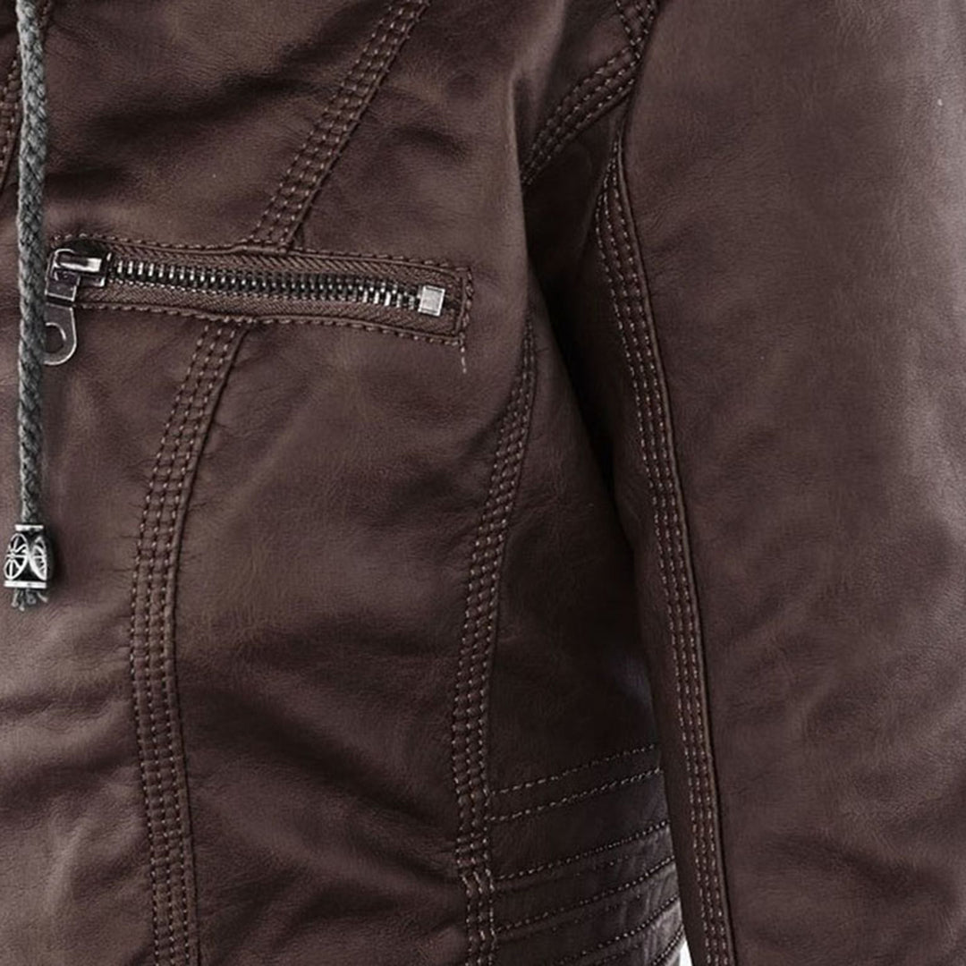 Leni | Leather Biker Jacket