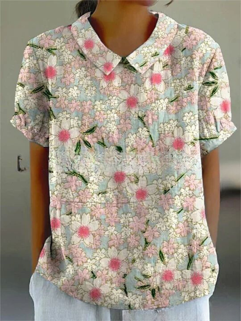 Livia™ | Vintage Print Shirt