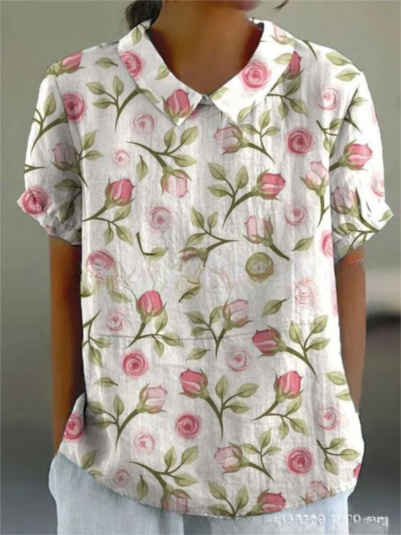 Livia™ | Vintage Print Shirt