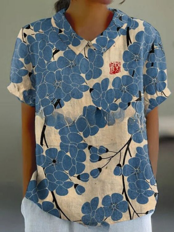 Livia™ | Vintage Print Shirt