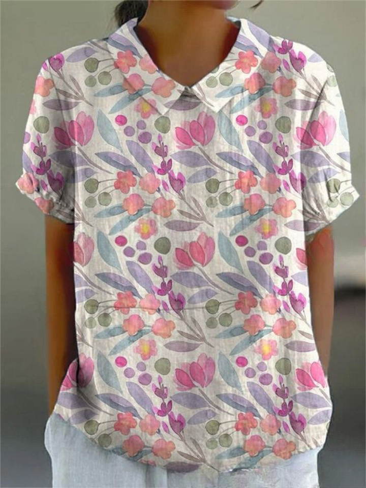 Livia™ | Vintage Print Shirt