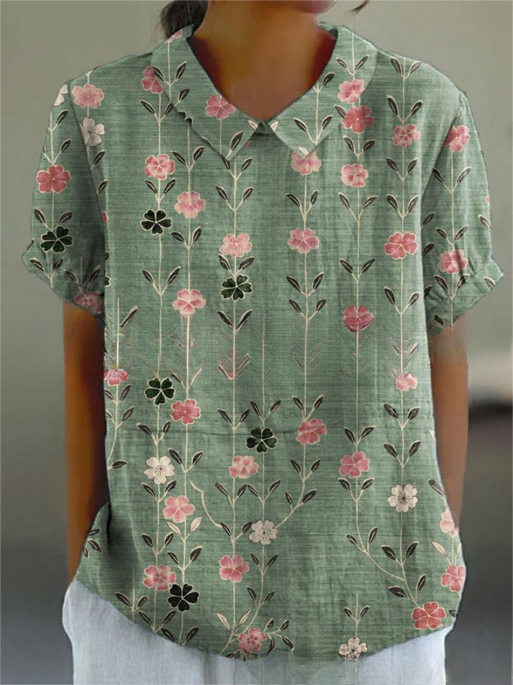Livia™ | Vintage Print Shirt
