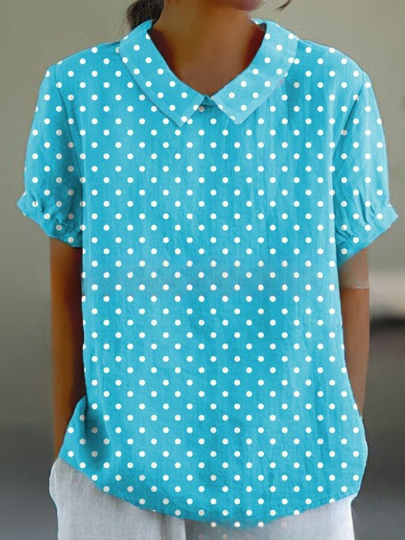Livia™ | Vintage Print Shirt