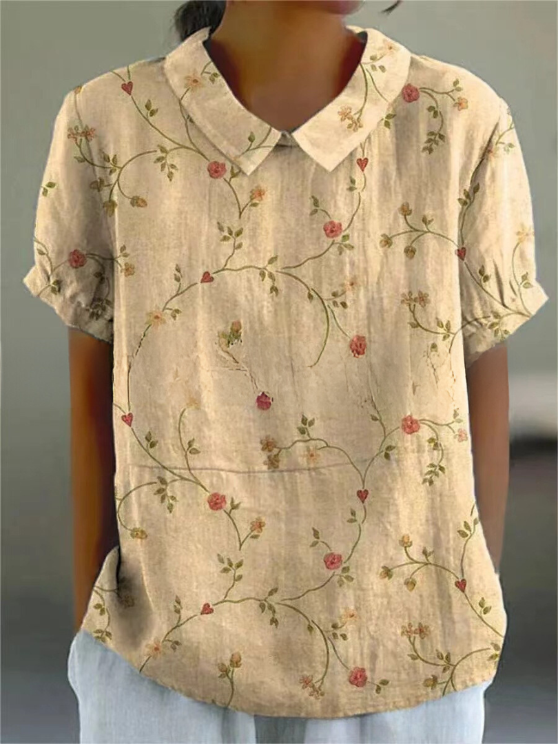 Livia™ | Vintage Print Shirt
