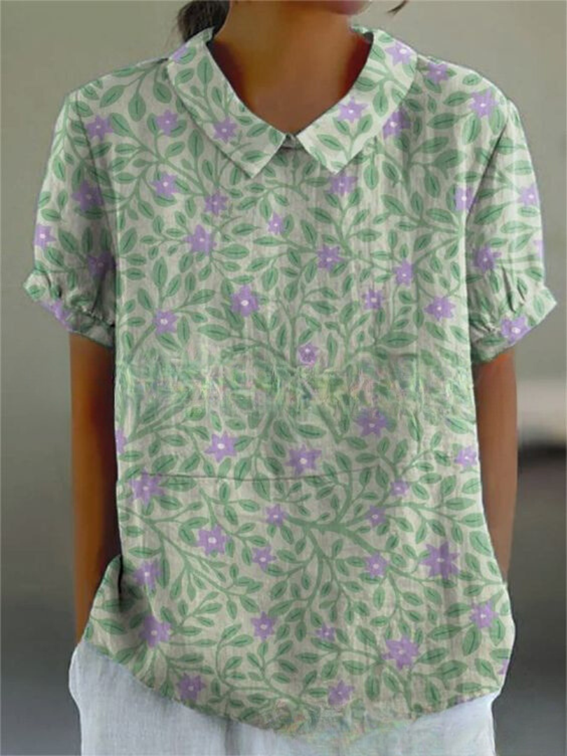Livia™ | Vintage Print Shirt