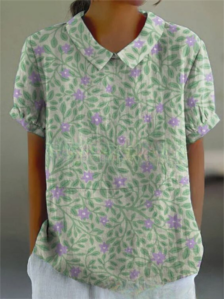 Livia™ | Vintage Print Shirt