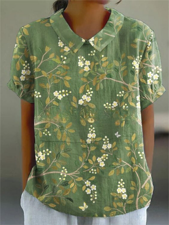 Livia™ | Vintage Print Shirt