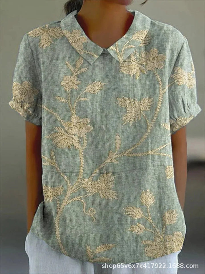 Livia™ | Vintage Print Shirt