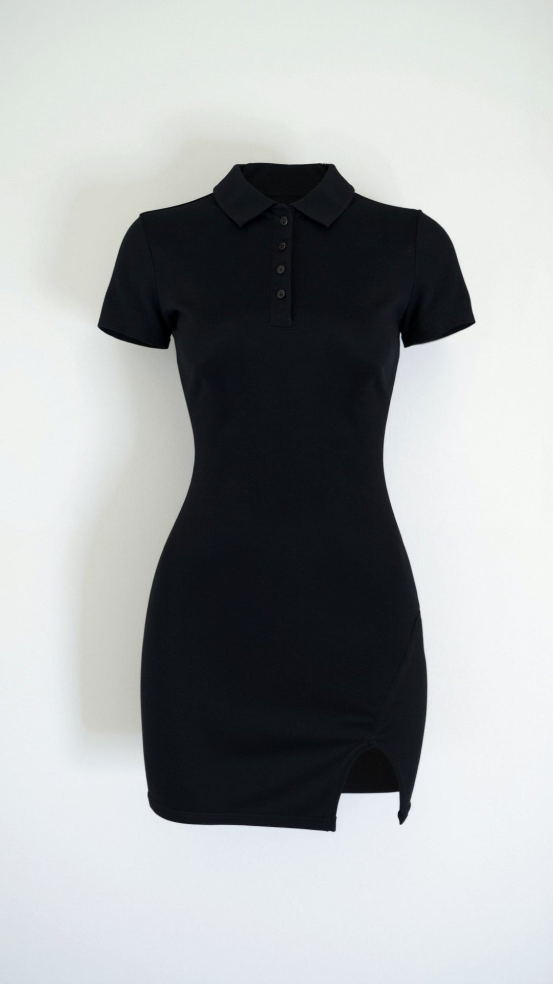 Lila Classic Collar Bodycon Mini Dress