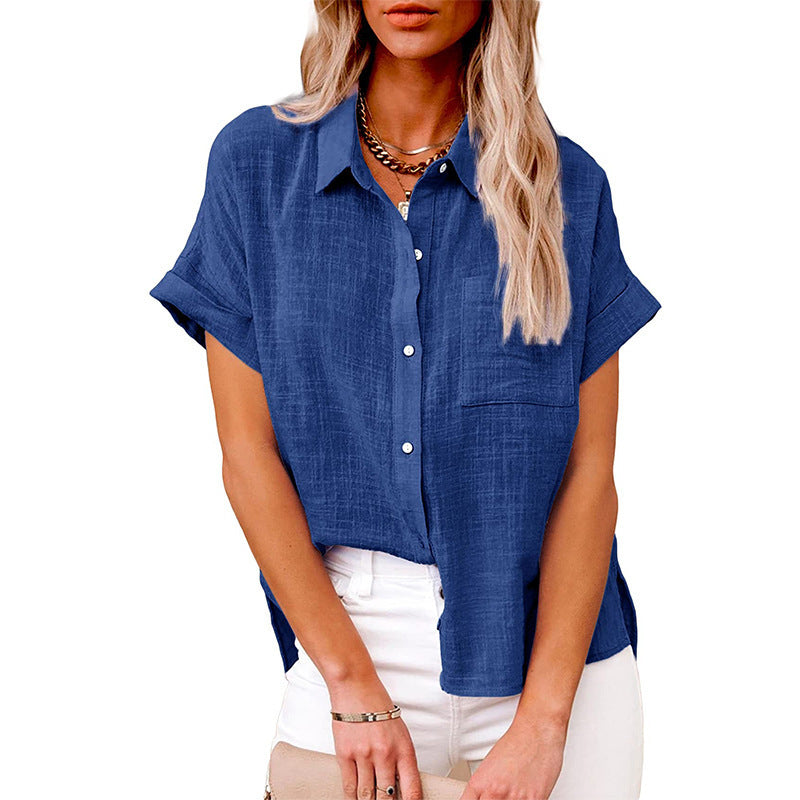 Livia | Comfy Casual Button-Up Blouse
