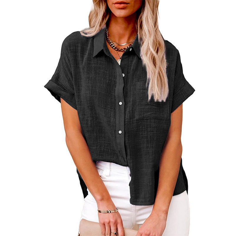 Livia | Comfy Casual Button-Up Blouse