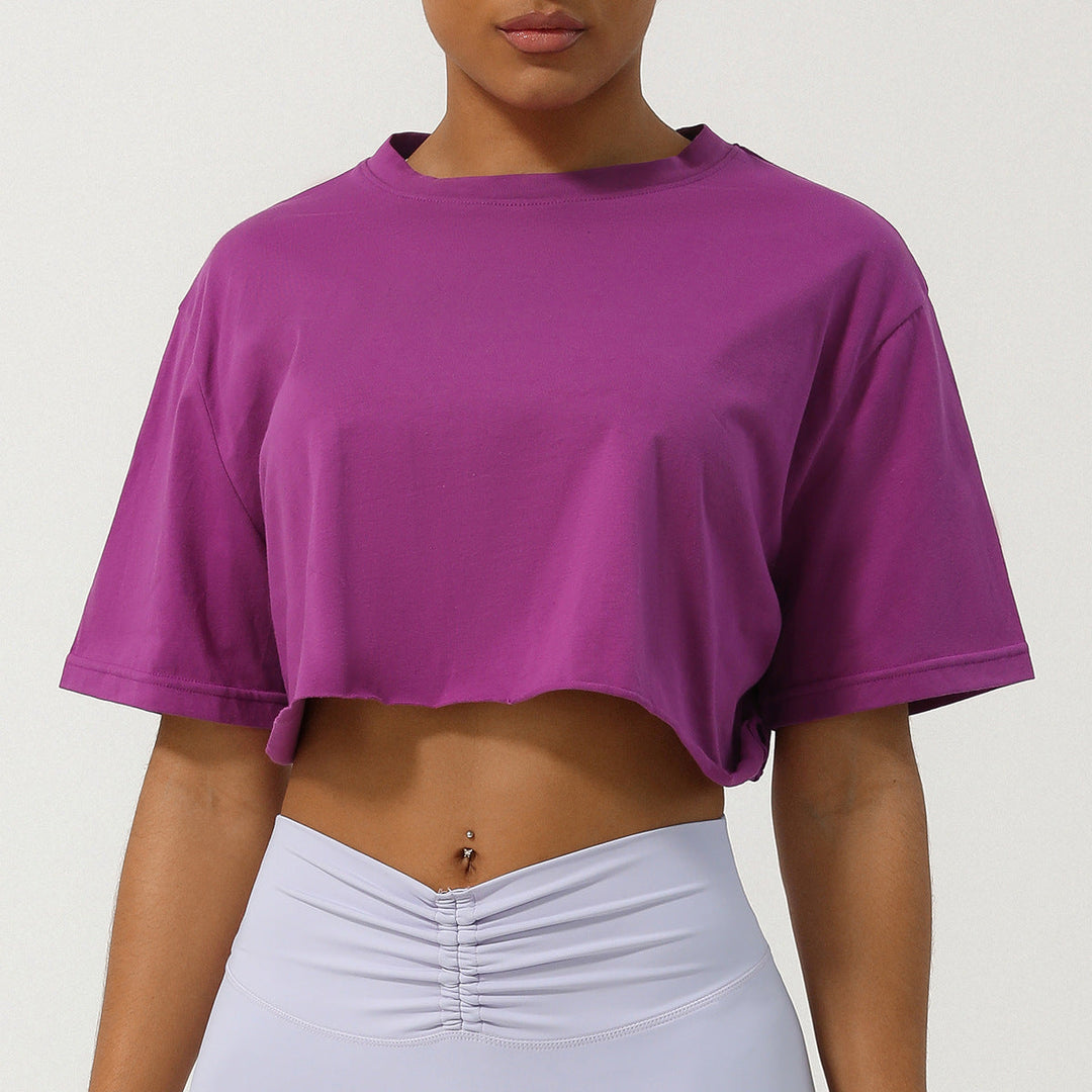Livia | Relaxed Fit Crop Tee