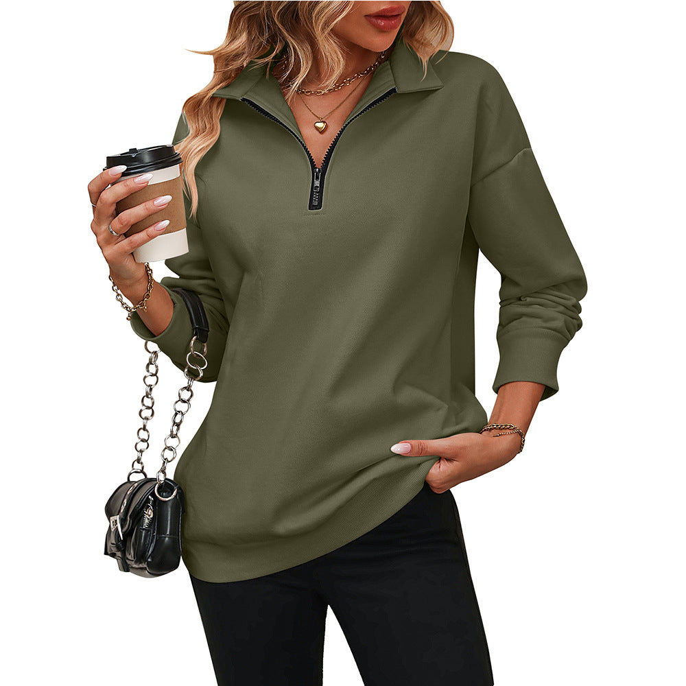 Livia | Timeless Casual Zip Sweatshirt