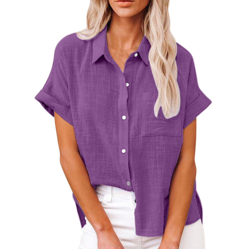 Livia | Comfy Casual Button-Up Blouse